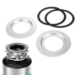 Rostfritt stål 180 mm till 114 mm diskho Adapter för matavfallskvarn Tillbehör Delar