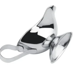 rostfritt stål biffpepparsåsbåt kryddbehållare för restaurangkök (10oz)