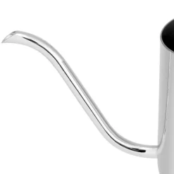 Rostfritt Stål Droppkaffekanna Lång Svanhalspipa Vattenkokare Kopp Teverktyg (Silver 250ml)