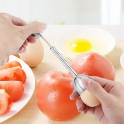 rostfritt stål äggskärare topper äggknäckare för mjuka hårdkokta ägg