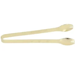 rostfritt stål istång livsmedelskvalitet förhindrar att den glider sockermat kökspincett för hushållsmat förgylld