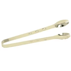 rostfritt stål istång livsmedelskvalitet förhindrar att den glider sockermat kökspincett för hushållsmat förgylld