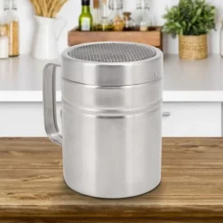 Rostfritt stål kökskrydda burk hushållskryddor peppar salt kryddflaska