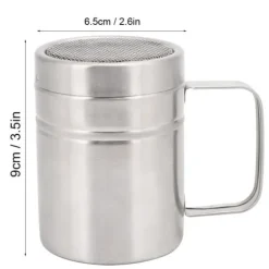 Rostfritt stål kökskrydda burk hushållskryddor peppar salt kryddflaska