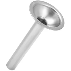Rostfritt stål Korvfyllningsrör Manuell Köttkvarn Tillbehör Diameter 24mm