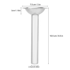 Rostfritt stål Korvfyllningsrör Manuell Köttkvarn Tillbehör Diameter 24mm