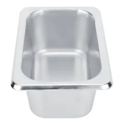 Rostfritt stål matbuffé tallrikar kastruller bricka fat hållare fyrkantig matbehållare