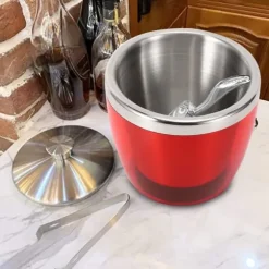 rostfritt stål mini vinhink för hemkök bar KTV hotell is champagne öl