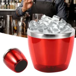 rostfritt stål mini vinhink för hemkök bar KTV hotell is champagne öl