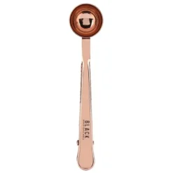 Rostfritt Stål Multifunktionsmåttskopa för Malet Kaffe med Lång Klämma för Påsförsegling