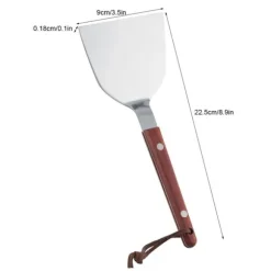 Rostfritt Stål Pannkaksspade Grillspade Handtag Kök Matlagningsspade 85 Spade