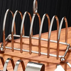 Rostfritt stål 6-skivor rostställ med handtag för kök och bageri