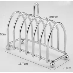 Rostfritt stål 6-skivor rostställ med handtag för kök och bageri