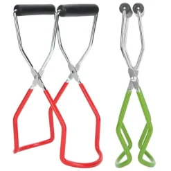 Rostfritt stål WideMouth Canning Burk Lyfttång - 2st