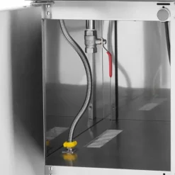 Royal Catering - Bain marie - 3000 W - GN 1/2 - GN 1/3 - Kran - Underskåp (40 x 73 cm)