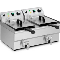 Royal Catering - Elektrisk fritös - 2 x 9 L - 230 V