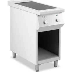 Royal Catering - Induktionsplatta - 8500 W - 2 kokytor - 260 °C - Förvaringsutrymme