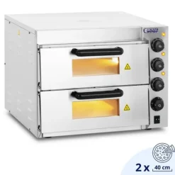 Royal Catering - Pizzaugn - Högtemperatur - Rostfritt stål - Pizzautrustning