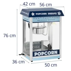 Royal Catering - Popcornmaskin - Blå
