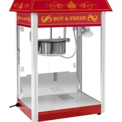 Royal Catering - Popcornmaskin - Retrodesign - Röd