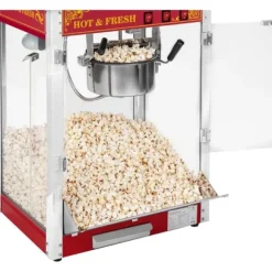 Royal Catering - Popcornmaskin - Retrodesign - Röd