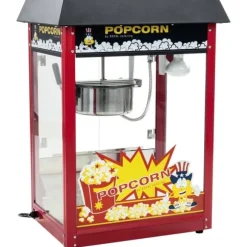 Royal Catering - Popcornmaskin - Svart tak