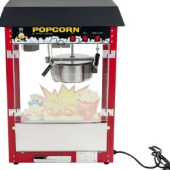 Royal Catering - Popcornmaskin - Svart tak