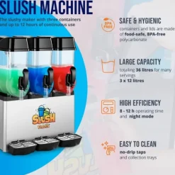 Royal Catering - Slushmaskin - 3 x 12 liter