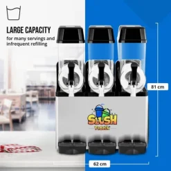 Royal Catering - Slushmaskin - 3 x 12 liter