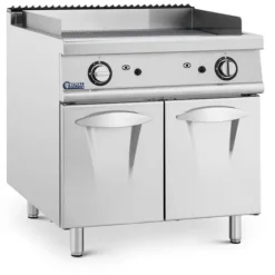 Royal Catering - Stekbord - Gas - Räfflad - 50–300 °C - Propangas / gasol / naturgas - Underskåp