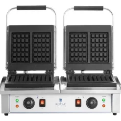 Royal Catering - Våffeljärn - Dubbelt - Belgiska våfflor - 2 x 2,000 W