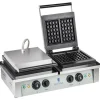 Royal Catering - Våffeljärn - 2 x 2000 W - Rektangulärt