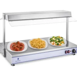 Royal Catering - Värmeplatta med 3 halogenlampor - 1550 W