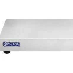 Royal Catering - Värmeplatta - 250 W - rostfritt stål - 50 cm