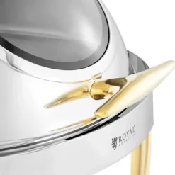 Rund bain-marie-värmare för pastabaserade rätter med rolltop-överdrag, 6 l