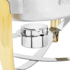 Rund bain-marie-värmare för pastabaserade rätter med rolltop-överdrag, 6 l