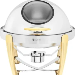 Rund bain-marie-värmare för pastabaserade rätter med rolltop-överdrag, 6 l