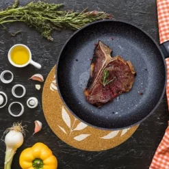 Rundt underlag i kork 19 cm Fackelmann