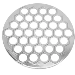 Russian Ravioli Maker Dumplings Form Aluminiumlegering Pelmeni Maker Form Pelmeni Kött Dumplings Maker 37 hål Silver