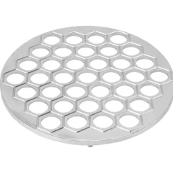 Russian Ravioli Maker Dumplings Form Aluminiumlegering Pelmeni Maker Form Pelmeni Kött Dumplings Maker 37 hål Silver