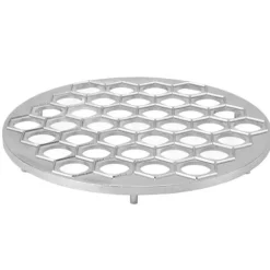 Russian Ravioli Maker Dumplings Form Aluminiumlegering Pelmeni Maker Form Pelmeni Kött Dumplings Maker 37 hål Silver