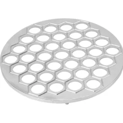 Russian Ravioli Maker Dumplings Form Aluminiumlegering Pelmeni Maker Form Pelmeni Kött Dumplings Maker 37 hål Silver