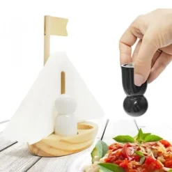Sailors Handdukshållare och Salt Pepper Shaker Boat - Maestro Gift