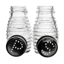 Salt- och pepparkar i glas, 2 st.