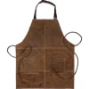 SCANDINAVIAN HOME Apron Vintage Leather HOME