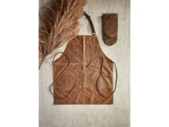 SCANDINAVIAN HOME Apron Vintage Leather HOME