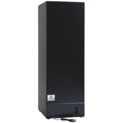 Scandomestic SV 1382 B - Vinkylskåp - 2 zoner - bredd: 59,5 cm - djup: 68,2 cm - höjd: 176,4 cm - 461 liter - svart - Upp till 138 flaskor