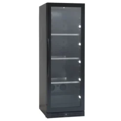 Scandomestic SV 138 B - Vinkylskåp - 1 Zon - bredd: 59,5 cm - djup: 68,2 cm - höjd: 176,4 cm - 461 liter - svart - Upp till 138 flaskor