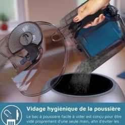 Säckfri dammsugare - PHILIPS - FC9729/09 - Serie 7000 Power pro Expert - 900W - PowerCyclone 8 - Röd