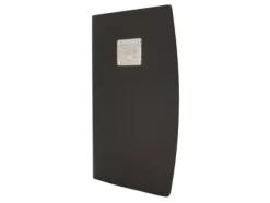 Securit® A4 RIO menuomslag med bestikdesign i sort